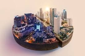 Urban planning and master planning concept