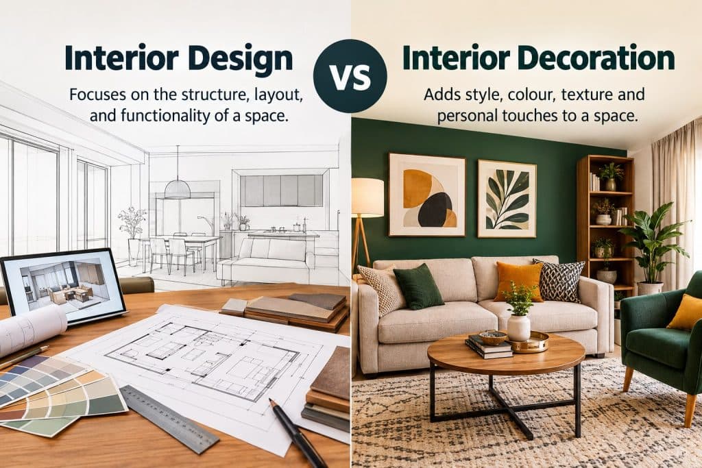 Interior Design vs Interior Decoration: What Is the Difference?